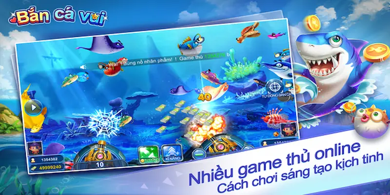 ban ca vui 2 Đồ họa sắc sảo, âm thanh chân thực
