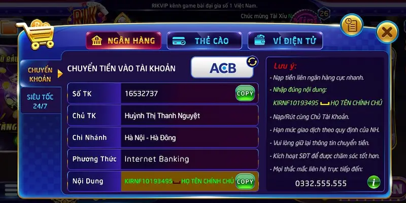 rut tien rikvip 2 Những lưu ý quan trọng khi rút tiền Rikvip cần nắm