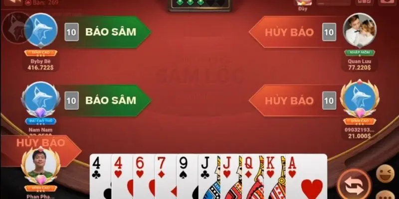 sam loc 2 Hướng dẫn luật chơi sâm lốc cơ bản dành cho người mới